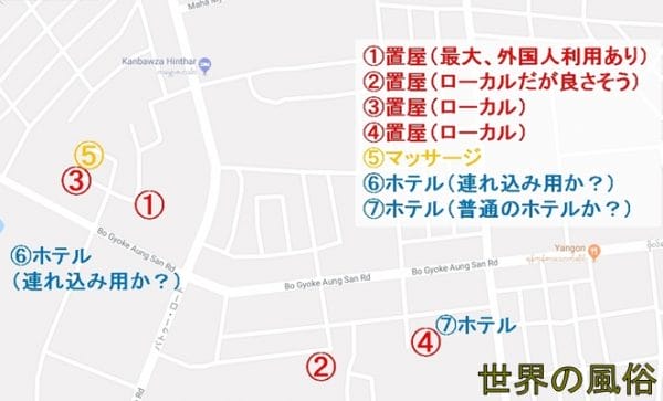 バゴーの風俗 5000チャットの置屋を見つけ出す Mapあり 世界の風俗 アジアの置屋好きおっさんの夜遊び情報サイト