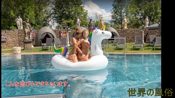 フランクフルトのFKK-OASE(オアゼ)の場所と遊び方　大規模なプールと庭で青姦もOK